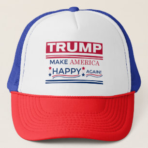 Casquette Trump Rendre l'Amérique heureuse