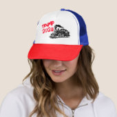 Casquette Trump Train 2024 (En situation)