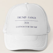 Casquette Trump Vance, Latinos pour Trump (Devant)