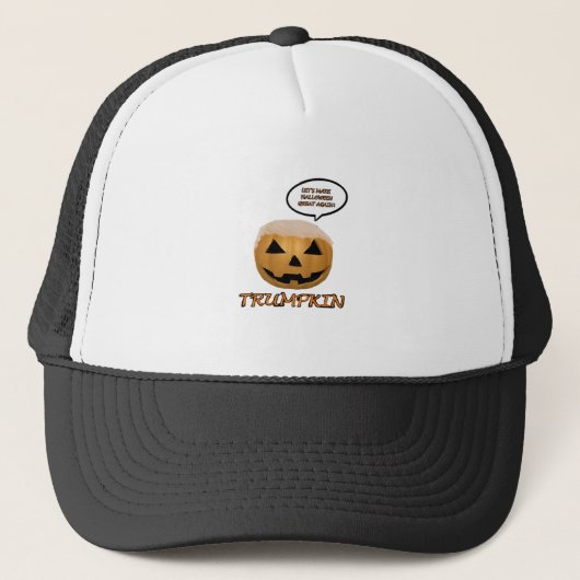 Casquette Trumpkin Halloween ajusté (Devant)