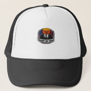 Casquette Trumpkin Ou Traiter Halloween - Costume Politique