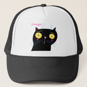 Casquette Tu manques un chat drôle