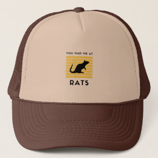 Casquette Tu m'as eu à des rats