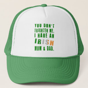 Casquette Tu ne me fais pas peur J'ai maman et papa irlandai