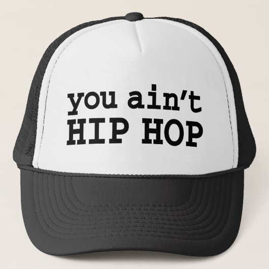 Casquette tu n'es pas HIP HOP (Devant)