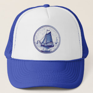 Casquette Tuile bleue traditionnelle néerlandaise