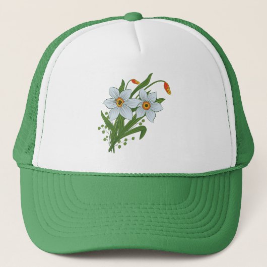 Casquette Tulipes et jonquilles Fleurs (Devant)