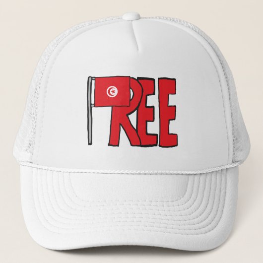 Casquette Tunisie libre (Devant)