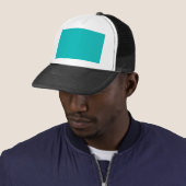 Casquette Turquoise pastel (En situation)
