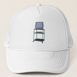 Casquette TV et chariot VCR Classe 80s 90s Funny School