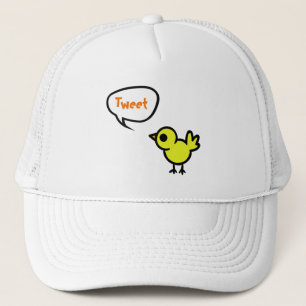 Casquette Tweeter Chapeau de camion d'oiseaux