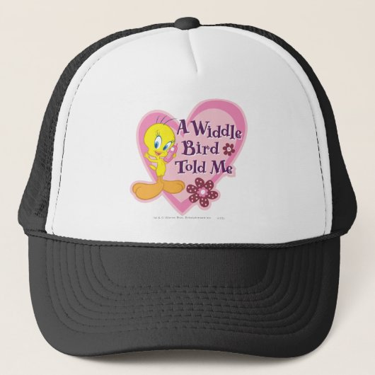 Casquette Tweety "A Widdle Bird Me Told" (Devant)
