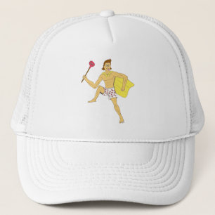 Casquette type à plonge et mec en sous-vêtement