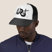 Casquette type ART décoratif noir | (En situation)