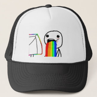 Casquette Type de visage d'ordinateur d'arc-en-ciel