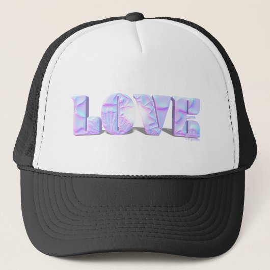 Casquette Typographie AMOUR, Graphisme Art Cool (Devant)