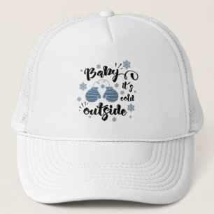 Casquette Typographie amusante Noël