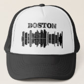 Casquette Typographie de Boston Skyline (Devant)