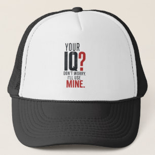 Casquette Typographie Sarcasique Smart IQ