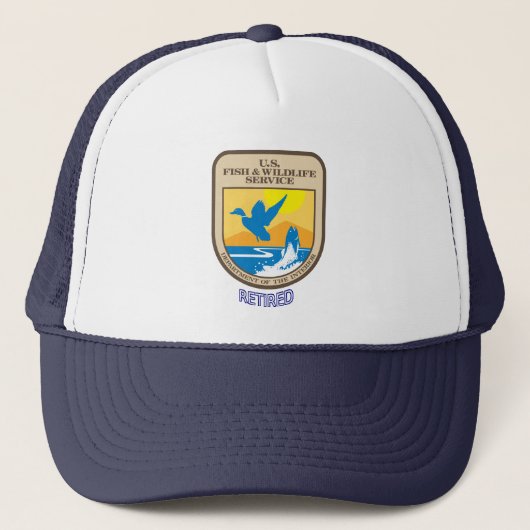 Casquette U.S. Fish & Wildlife Service Retraité (Devant)
