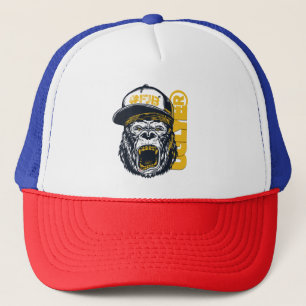 Casquette UGLYE ®️ Trucker Gorilla Ferocides chapeau