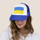 Casquette Ukraine Drapeau Trucker Chapeau Liberté (En situation)