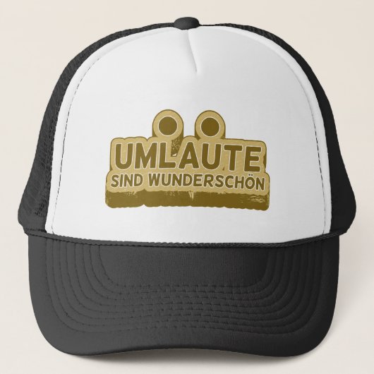Casquette UMLAUT apprentissage allemand (Devant)