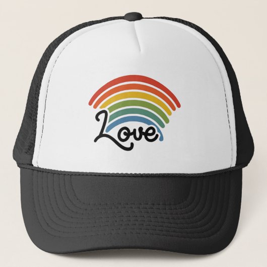 Casquette Un arc-en-ciel d'amour (Devant)