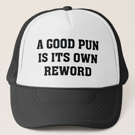 Casquette Un Bon Jeu, C'Est Son Propre Reword (Devant)