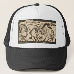 Casquette Un cheval et des oiseaux, chef-d'oeuvre pour Le so