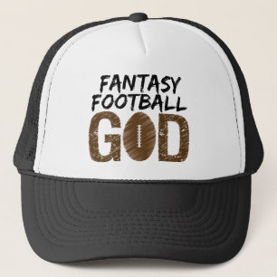 Casquette un dieu du football d'imaginaire