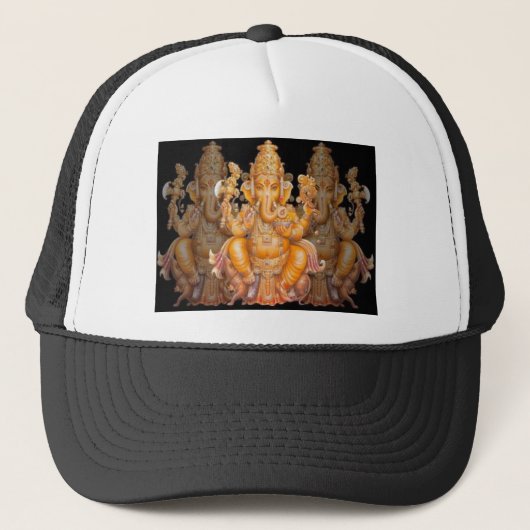 CASQUETTE UN DIEU INDOU DE GANESH (Devant)