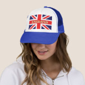 Casquette Un drapeau d'Union Jack avec l'Angleterre en face (En situation)