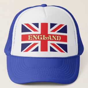 Casquette Un drapeau d'Union Jack avec l'Angleterre en face