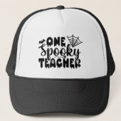 Casquette Un enseignant Éffrayant Funny Halloween (Devant)