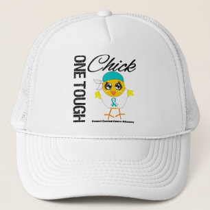 Casquette Un guerrier dur de cancer du col de l'utérus de po