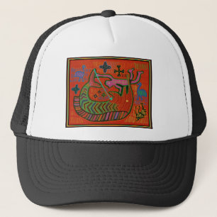 Casquette Un Homme De La Tribale De Kuna Parle D'Espadon