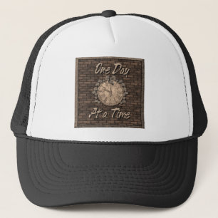 Casquette Un Jour À La Fois Citation Slogan Old Clock