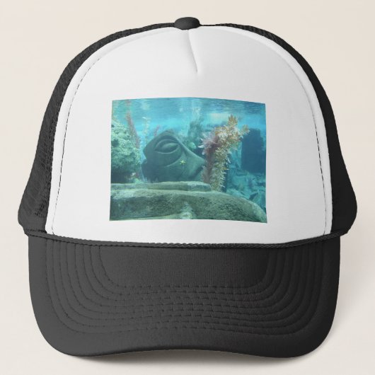 Casquette Un monde sous-marin - Statue de pierre image (Devant)