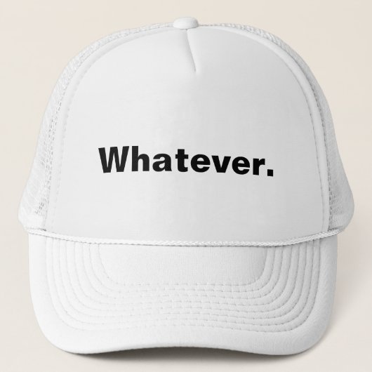 Casquette Un mot de minimalisme (Devant)