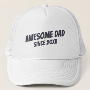 Casquette Un père génial depuis 20XX Modern Simple