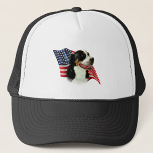 Casquette Un plus grand drapeau suisse de chien de montagne