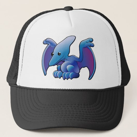 Casquette Un ptérodactyle ou un pteranodon amical mignon de (Devant)