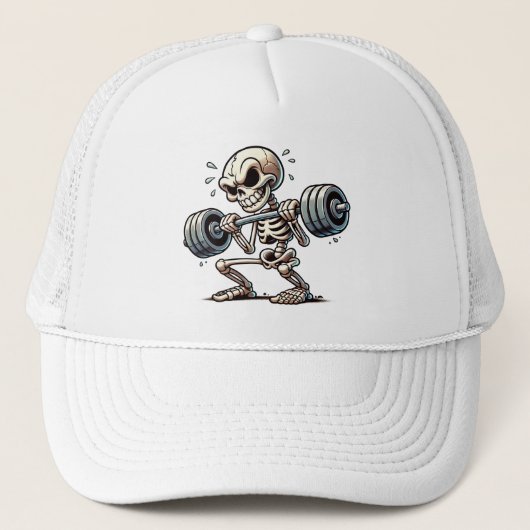 Casquette Un squelette dur qui s'en sort (Devant)
