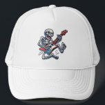 Casquette Un squelette en train de sonner<br><div class="desc">Continuez à tourner dans le monde du squelette.</div>