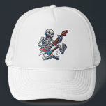 Casquette Un squelette en train de sonner<br><div class="desc">Continuez à tourner dans le monde du squelette.</div>