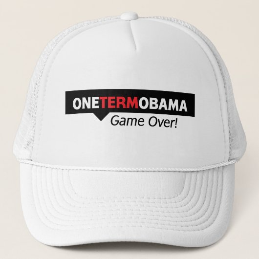 Casquette Un terme Obama - jeu plus de (Devant)