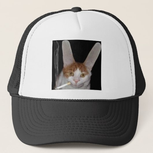 Casquette Un vrai cabbit vivant (Devant)