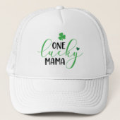 Casquette Une maman chanceuse (Devant)