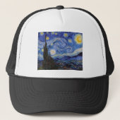 Casquette Une nuit étoilée : Saint Remy par Vincent Van Gogh (Devant)
